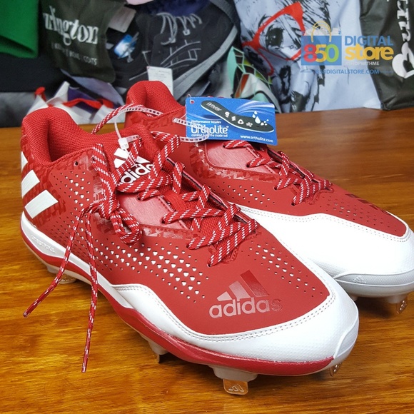 adidas PowerAlley 4 IV Baseball Metal Cleats - Picture 3 of 8
